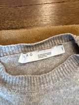 IRO Grey Crew Neck Sweater (cotton/wool/cashmere blend) - Image 4