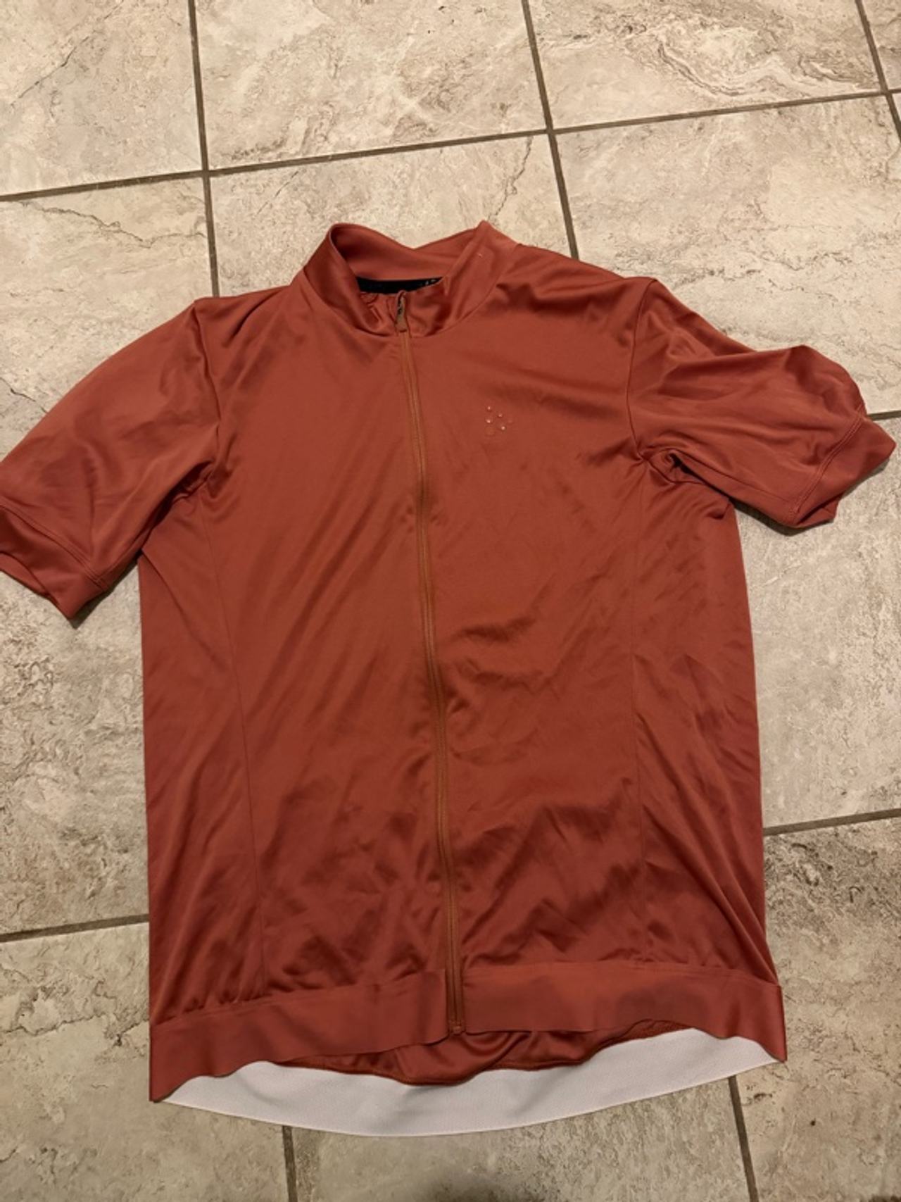Craft Men's Cycling Jersey Rust Orange Medium