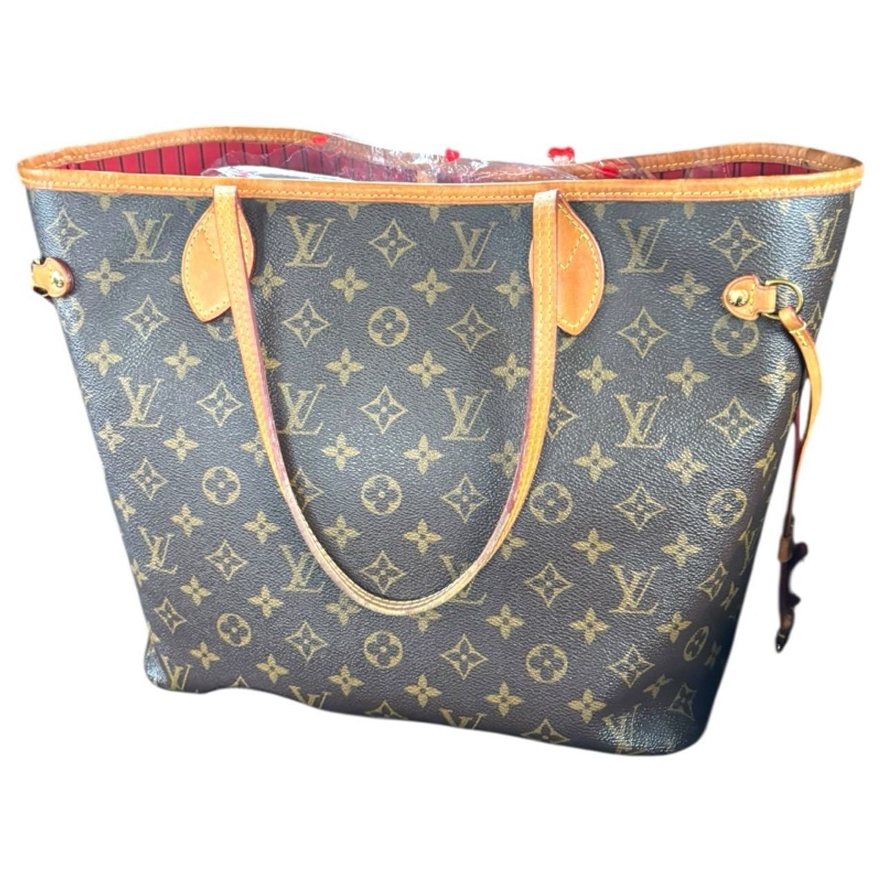 Louis Vuitton Neverfull MM Cherry Red Tote