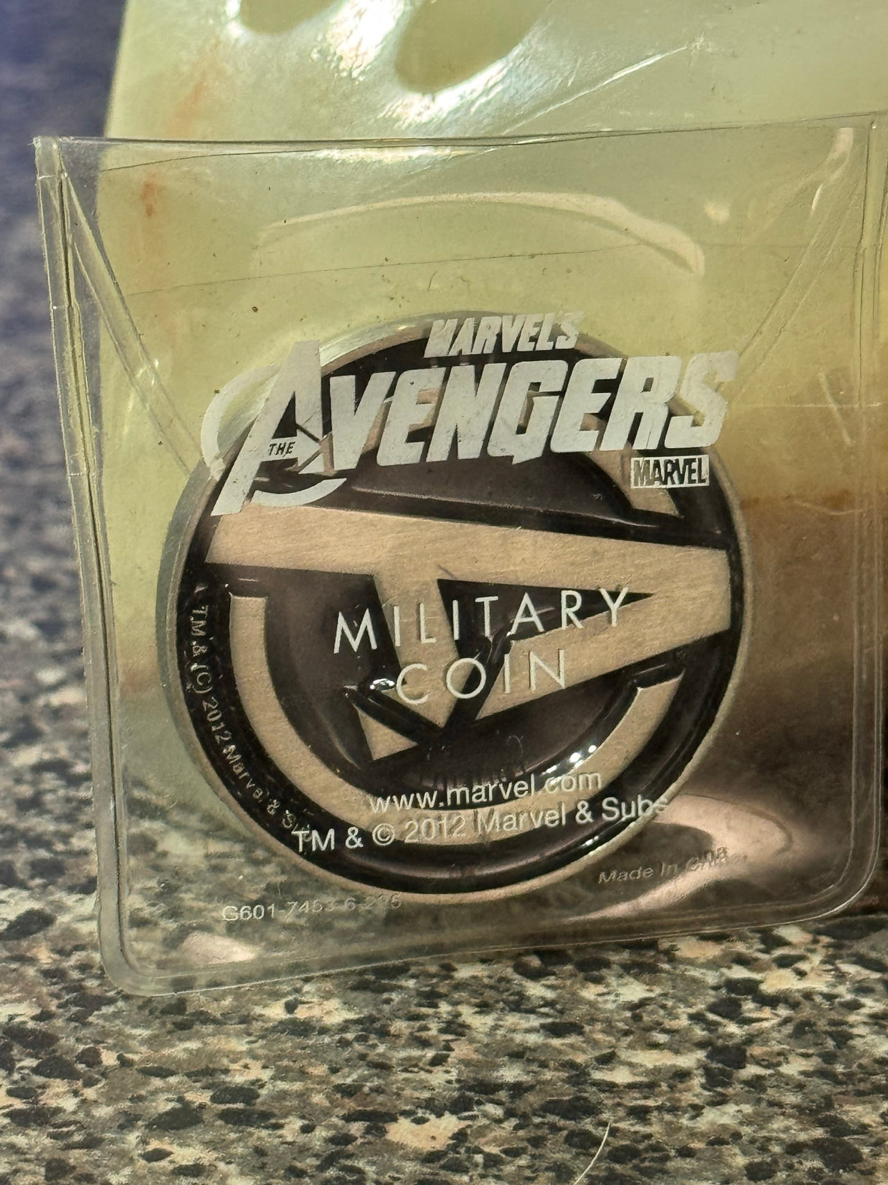 Marvel Avengers Military Coin 2012 Promotional Item