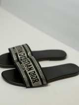 Dior Dway Slide Sandal with Strass Crystals - Image 5