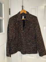 Sag Harbor Women's Tweed Blazer Jacket Size 16 - Image 1