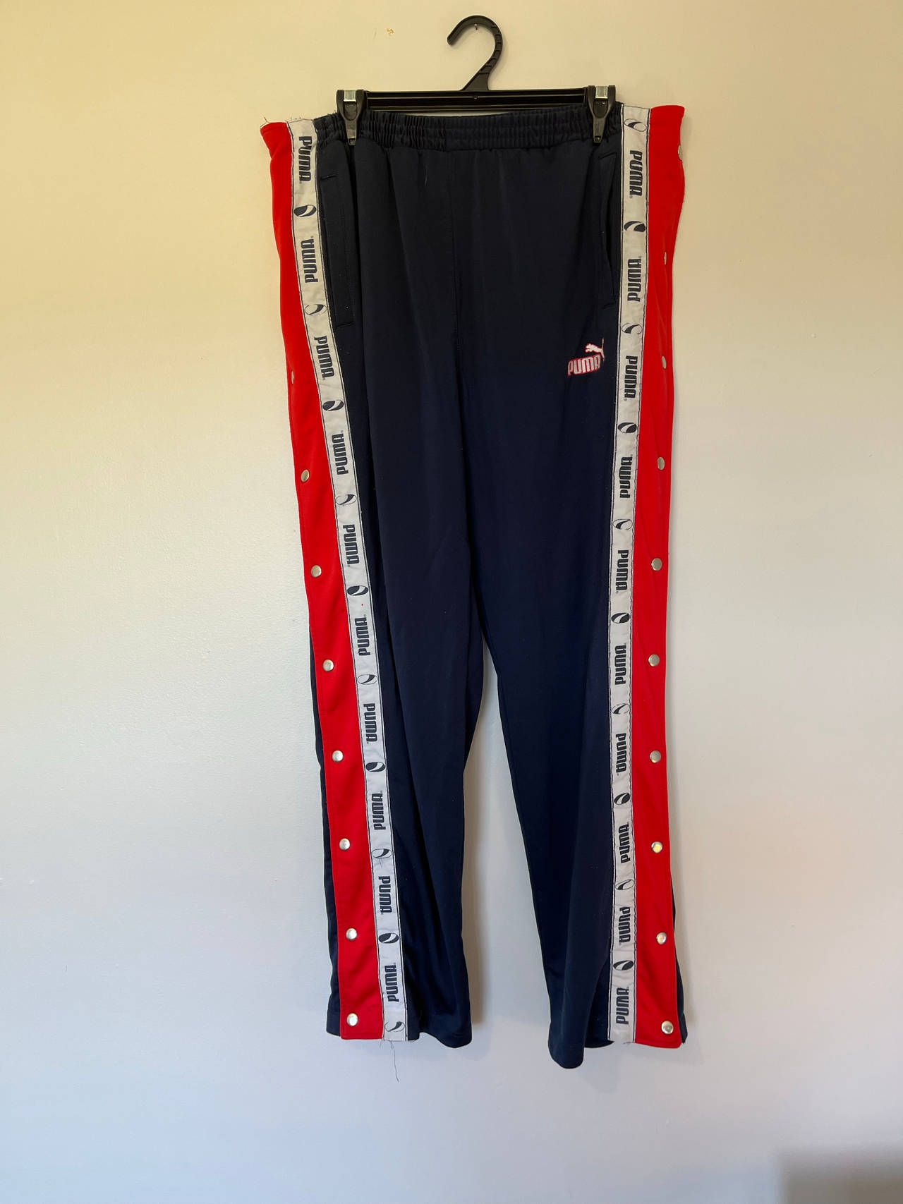Puma vintage 90s T7 Snap Pants size medium 