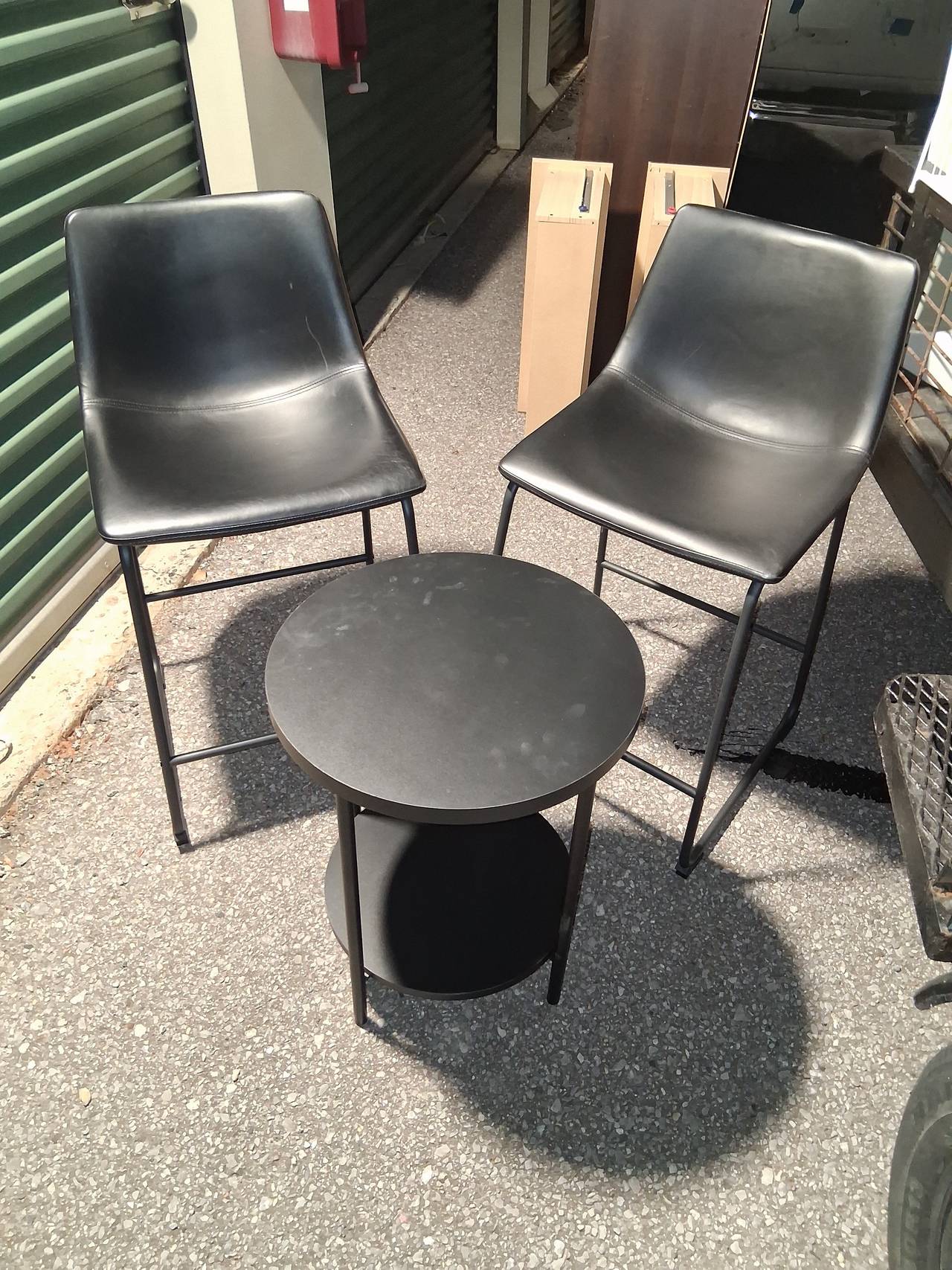 3-Piece Modern Counter Height Bistro Set