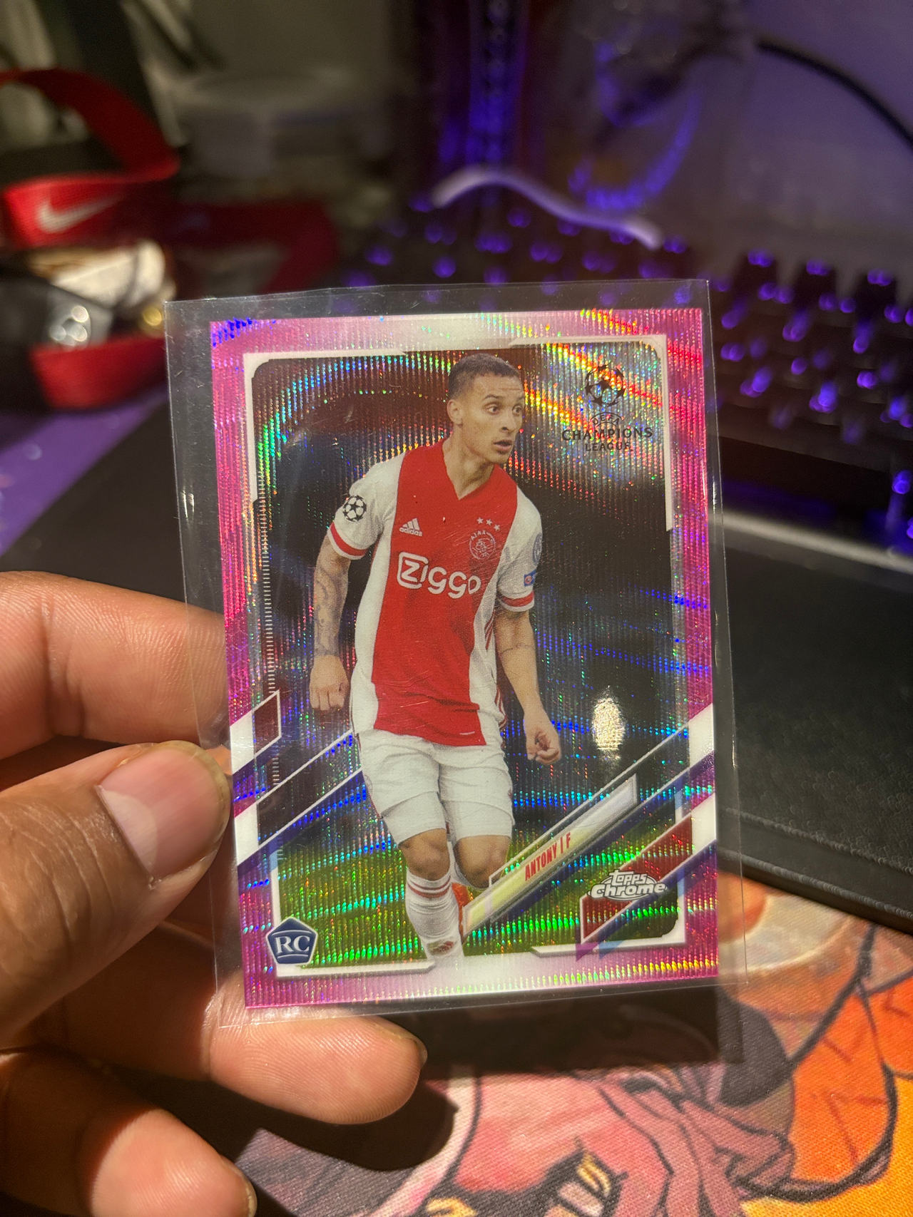 Topps Chrome UEFA Champions League Soccer Card