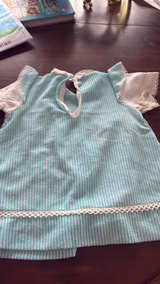 Carter's Vintage Swan Seersucker Baby Dress - Image 3