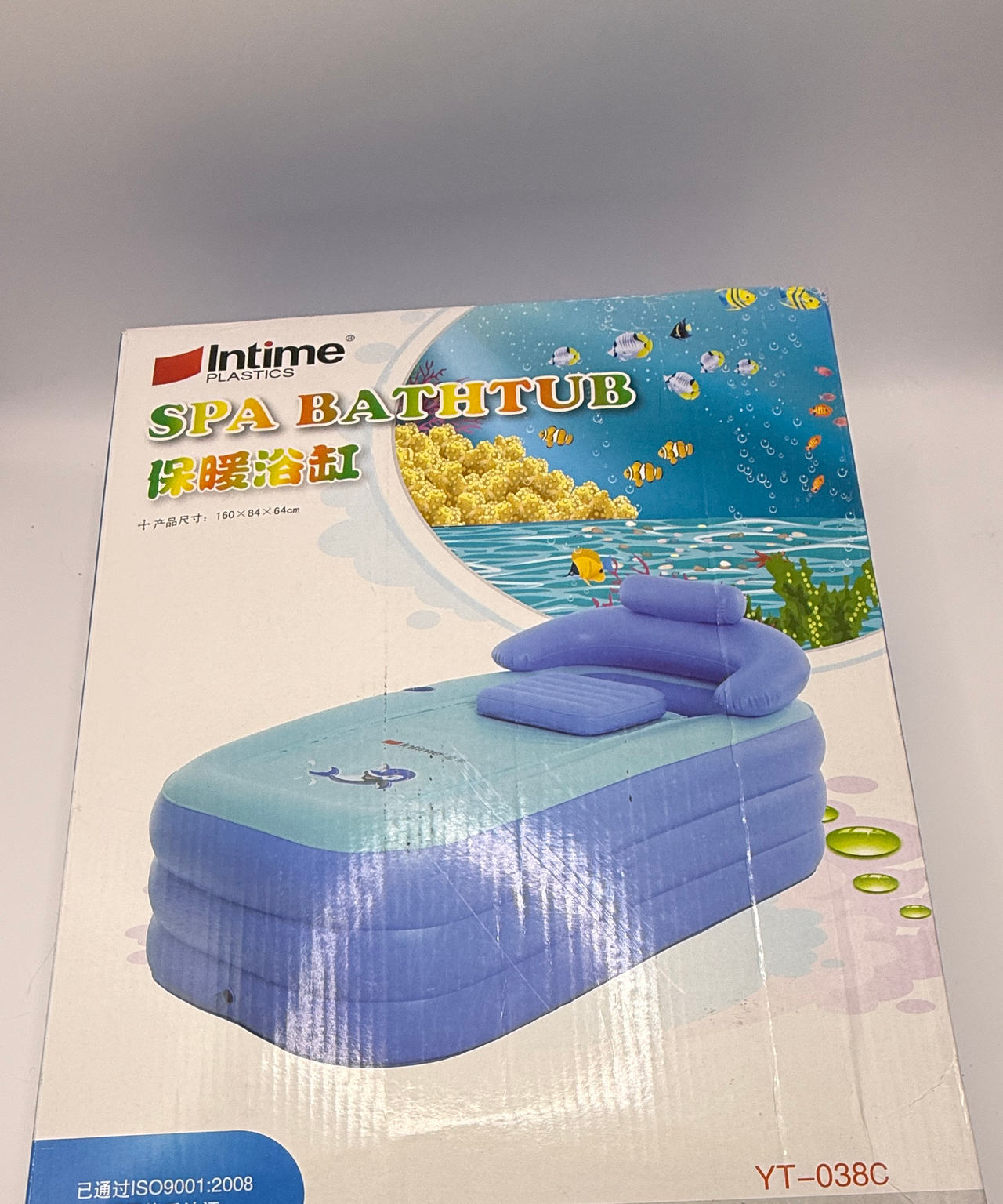 Intime Plastics Inflatable Spa Bathtub YT-038C