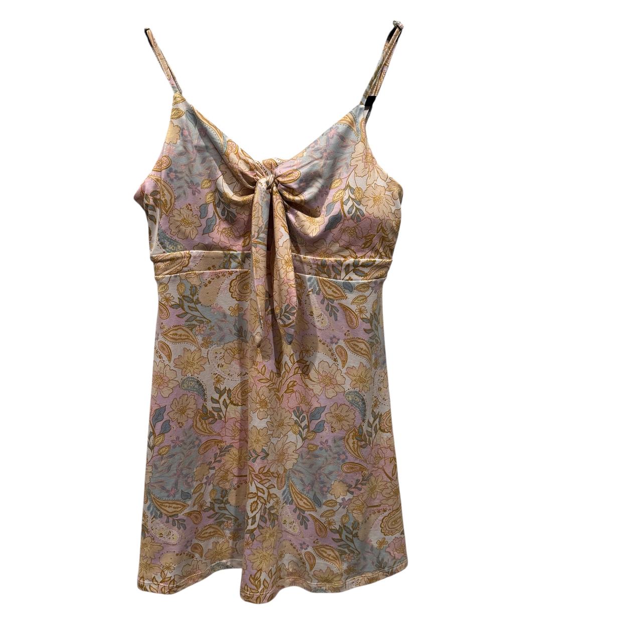  SO Floral/ paisley Print Slip Dress size small