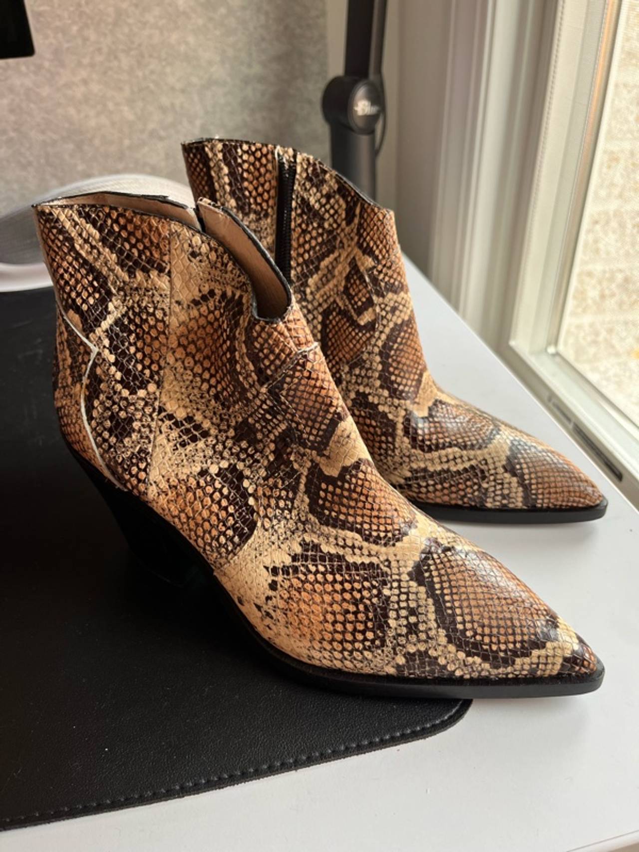 Antonio Melani Leather Ankle Boots