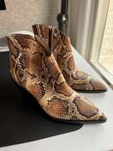 Antonio Melani Leather Ankle Boots - Image 1