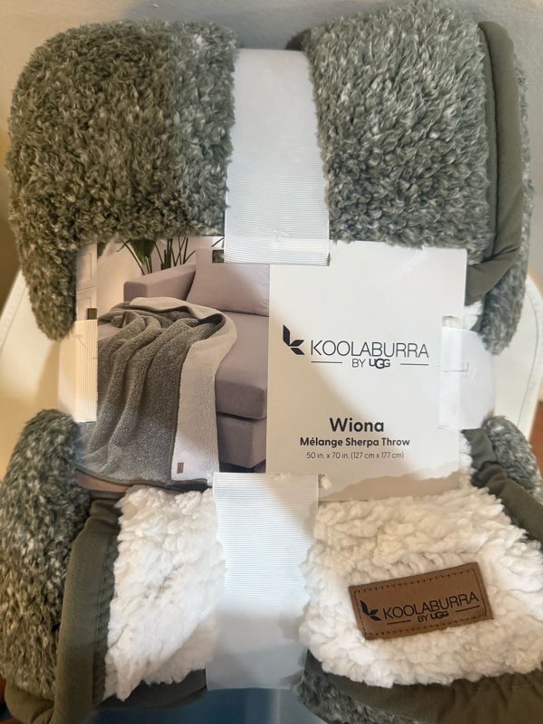 Koolaburra by UGG Wiona Melange Sherpa Throw