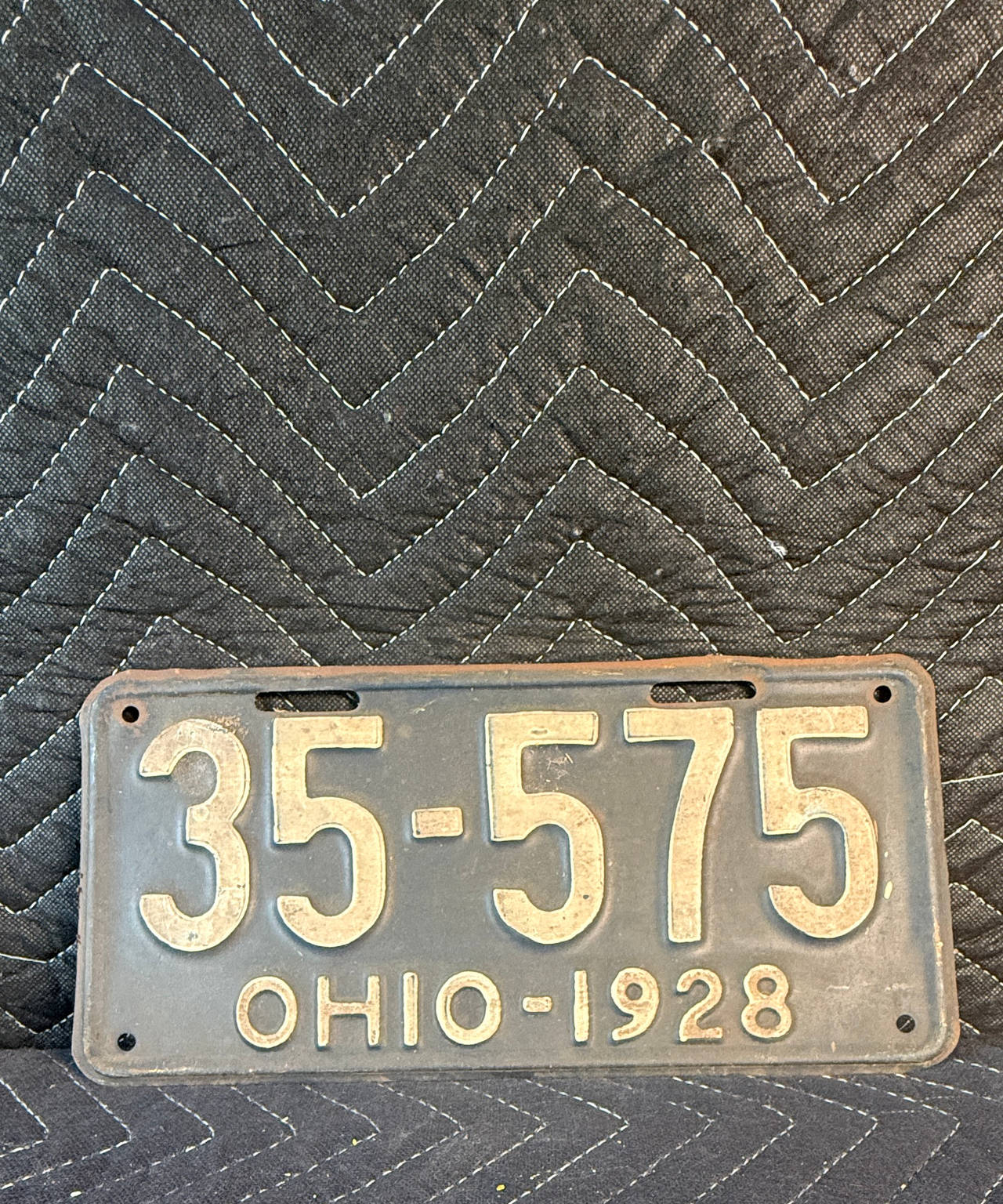 1928 Ohio License Plate