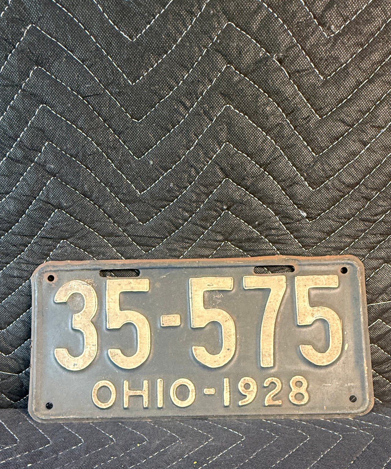 1928 Ohio License Plate