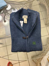 L.L.Bean Men's Cotton/Cashmere Sweater, Full-Zip - Image 1