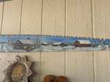 Vintage Hand Painted Crosscut Saw Blade Art - Image 6