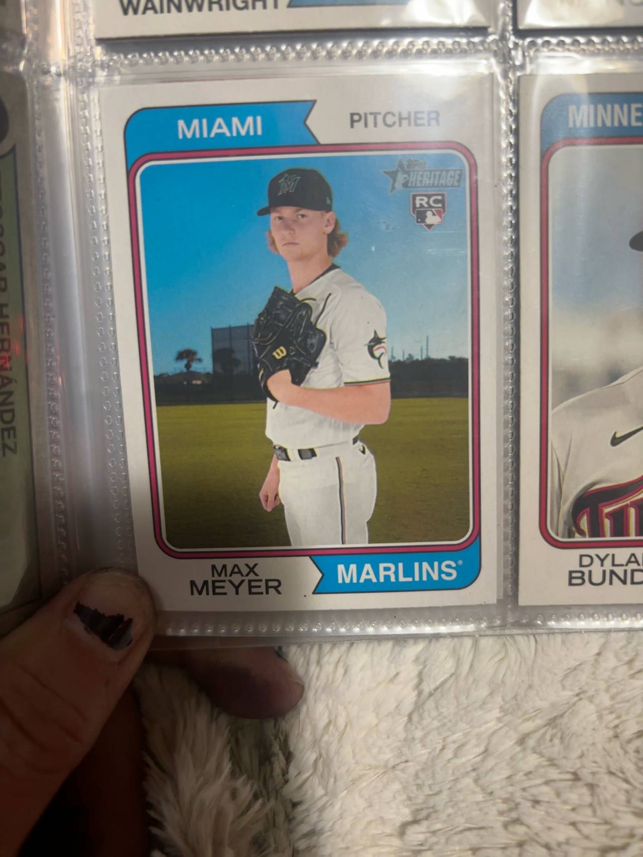 Topps Heritage 2023 Max Meyer Rookie Card