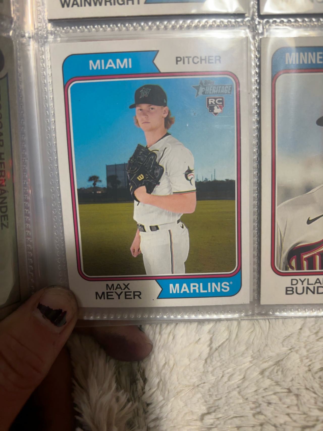 Topps Heritage 2023 Max Meyer Rookie Card