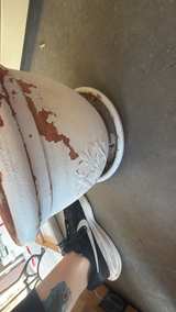 Distressed Terracotta Flower Pot with Saucer - Image 2