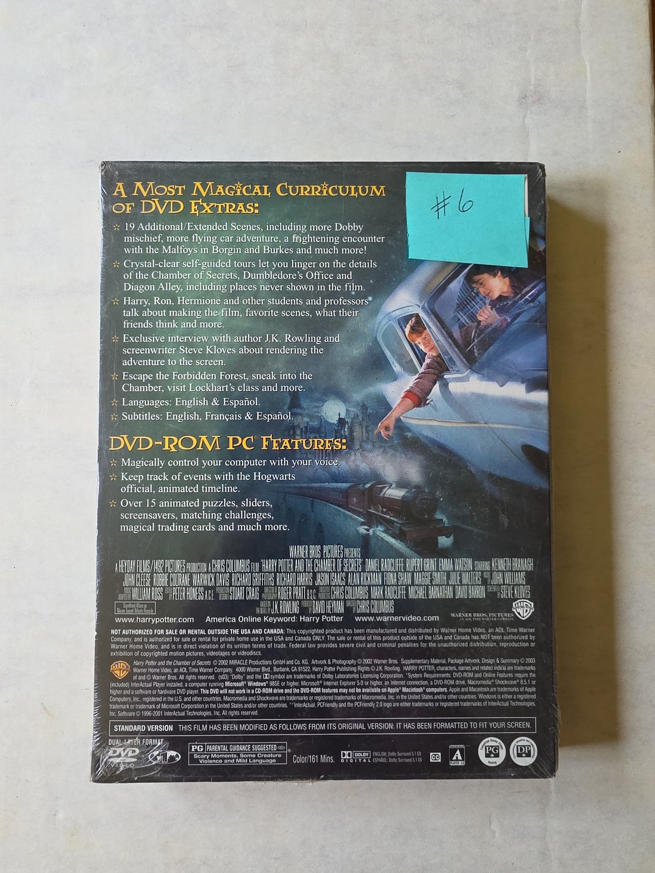 Harry Potter and the Chamber of Secrets DVD Full-Screen Edition