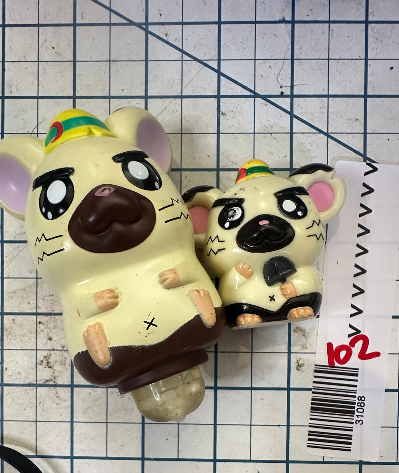 Hamtaro Spats (Saburo) Figures