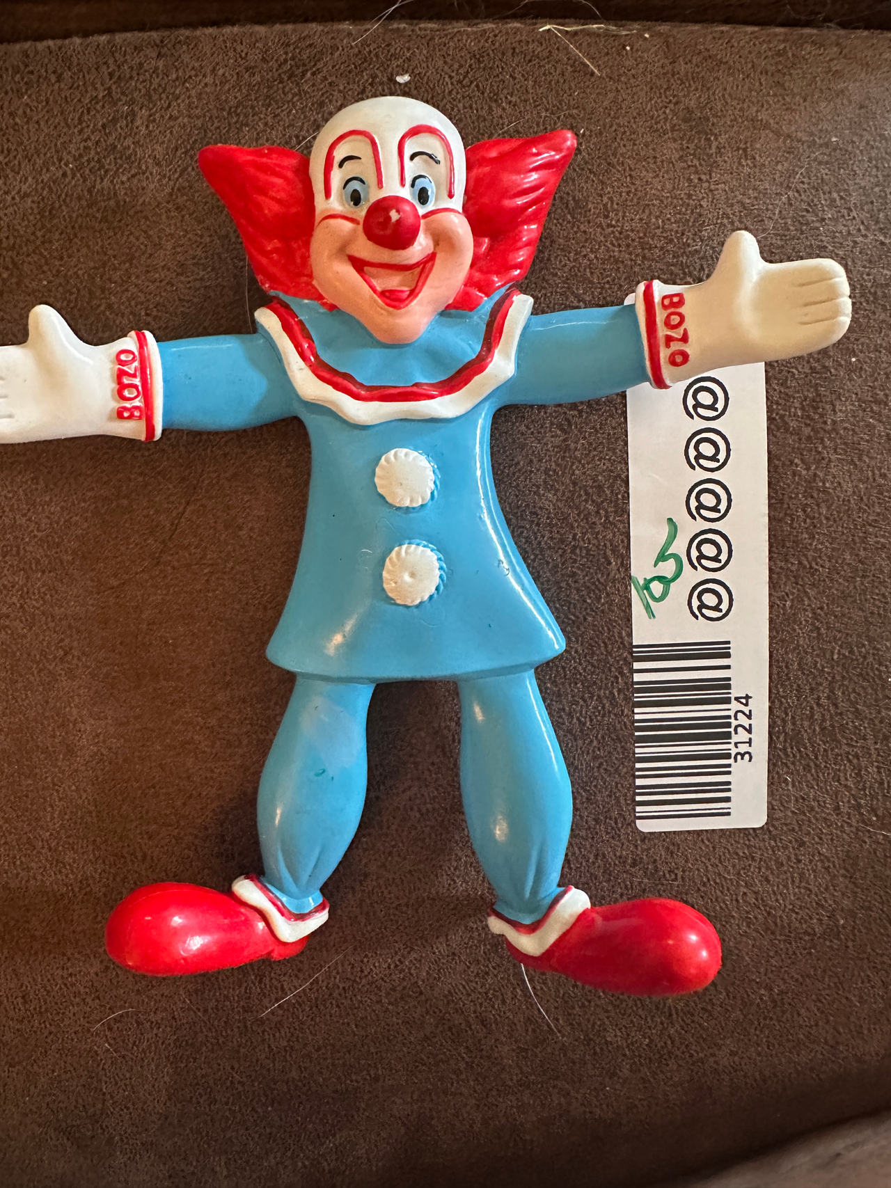 Vintage Bozo the Clown Bendable Figure