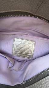 Coach Metallic Pebbled Leather Hobo Bag - Image 5