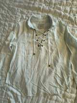 Rails Women's Blue Rocky Chambray Lace Up Shirt Dress: S - Image 1