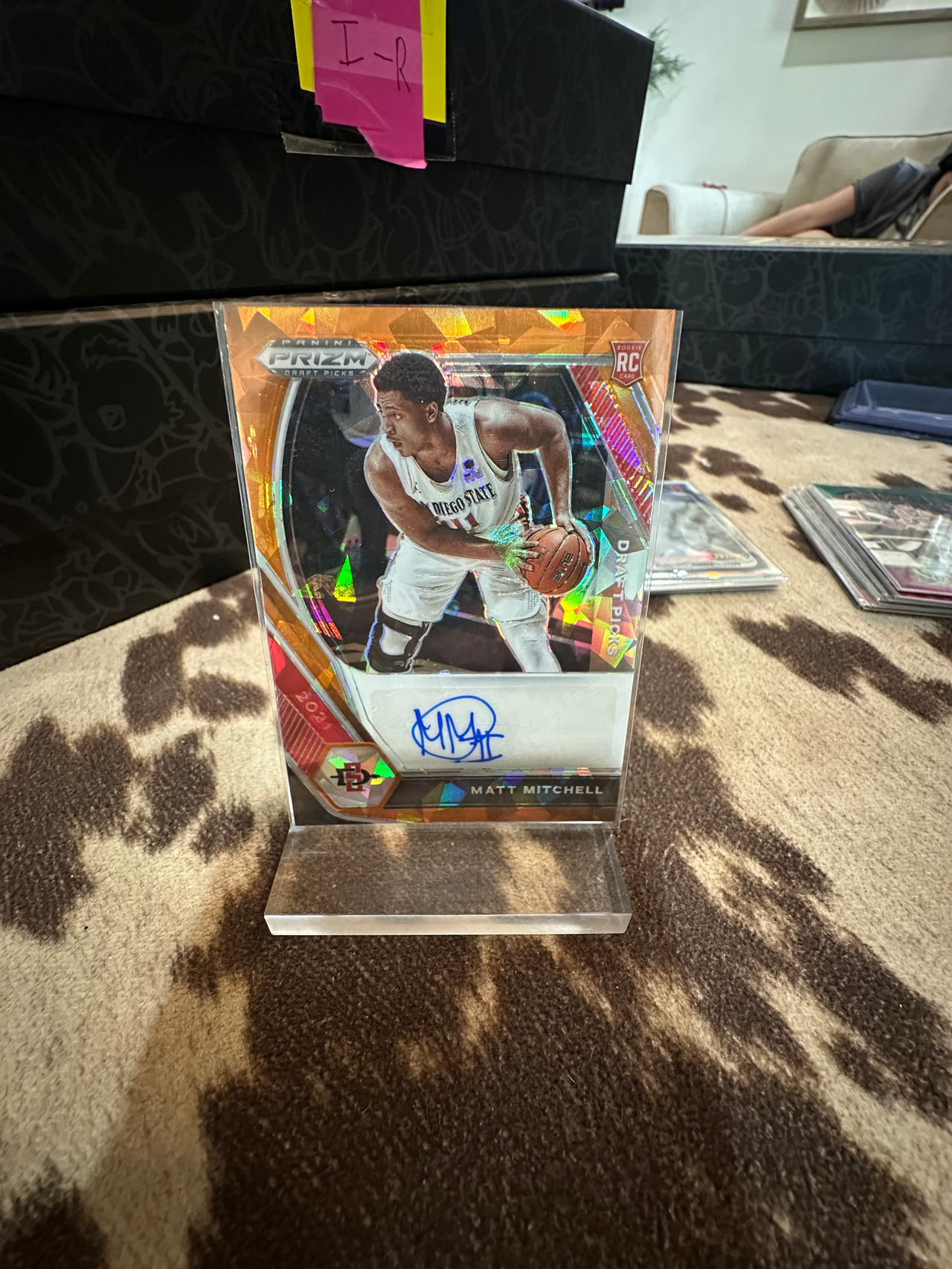 2021-22 Panini Prizm Draft Picks Basketball Autograph Card - Matt Mitchell RC