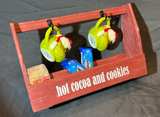 Christmas Wooden decor Hot Cocoa Caddy - Image 3