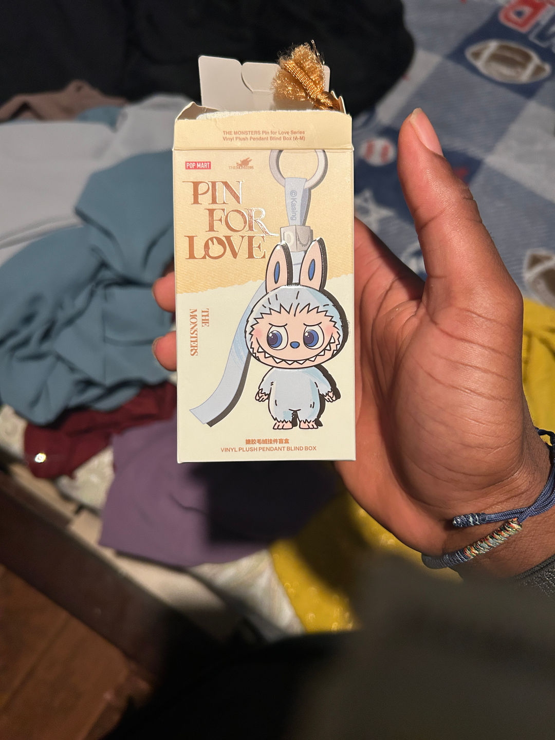 PIN FOR LOVE The Monsters Vinyl Plush Pendant Blind Box