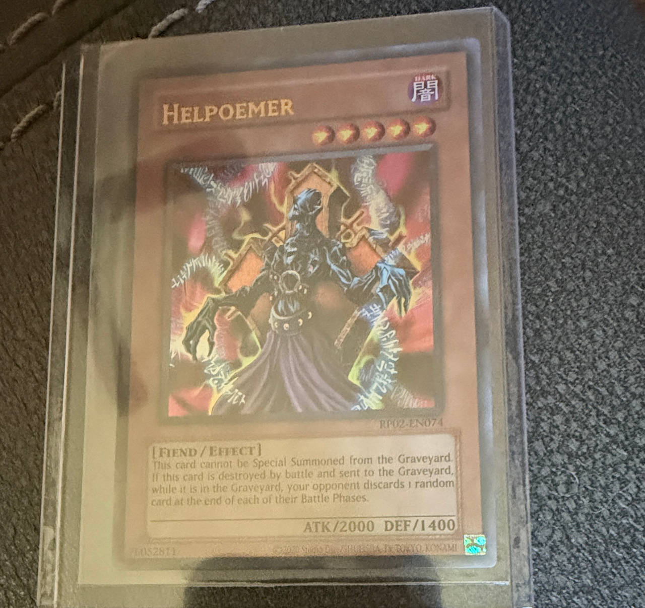 Yu-Gi-Oh! Helpoemer RP02-EN074 Super Rare