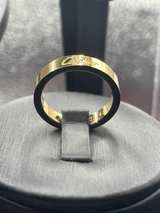 Cartier C de Cartier Wedding Band – 18K Yellow Gold – Size 7 – Full Box Set - Image 5