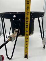 Outdoor Propane Single Burner Cooker Stand Fryer Seafood Boil w/ Hose Regulator - Image 4