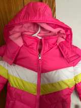 Pink Platinum Girls' Chevron Hooded Puffer Jacket - Image 4