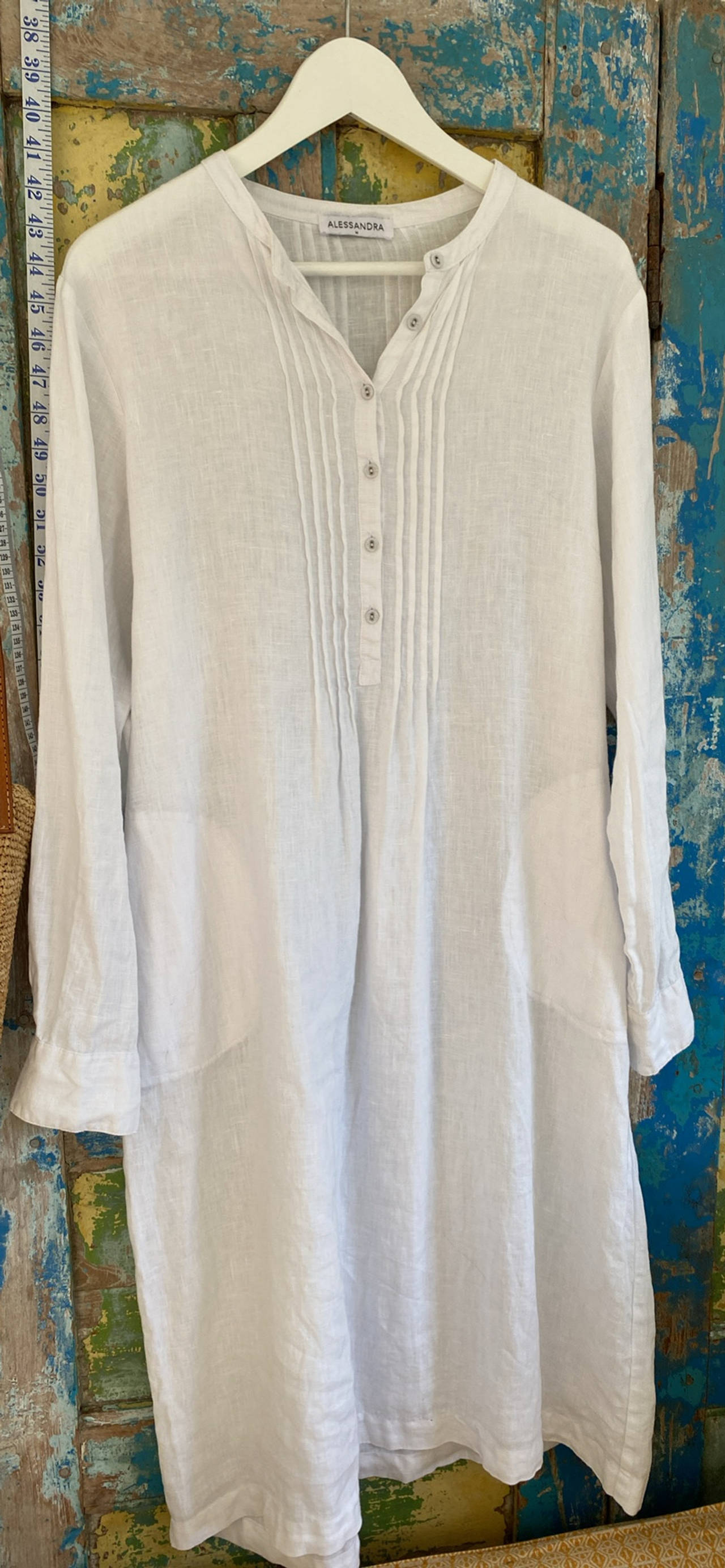 Alessandra Linen Dress