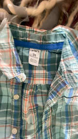 Carter's Baby Boy Plaid Button-Up Shirt - Image 2