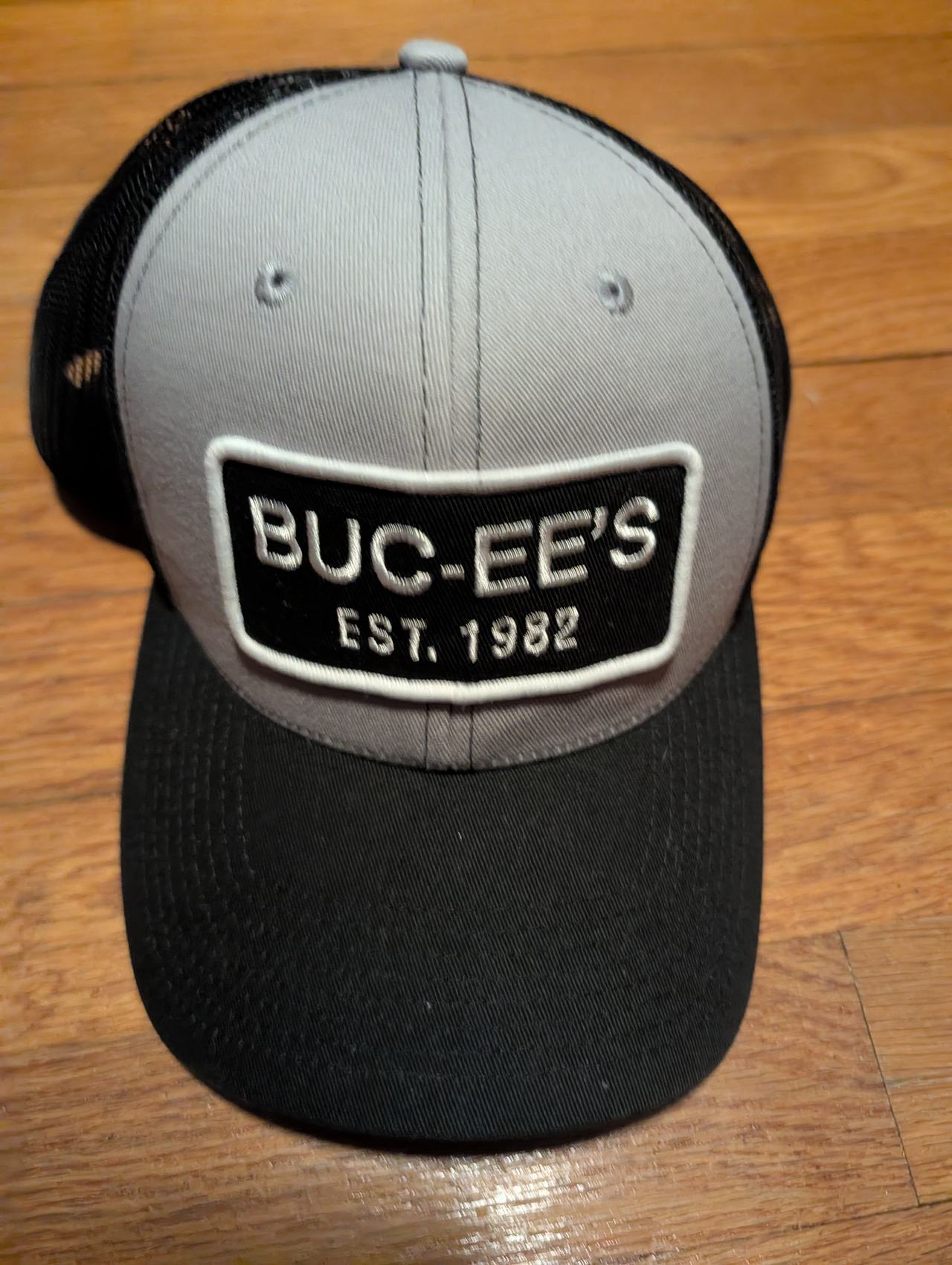 Buc-ee's Est. 1982 Grey and Black Trucker Hat