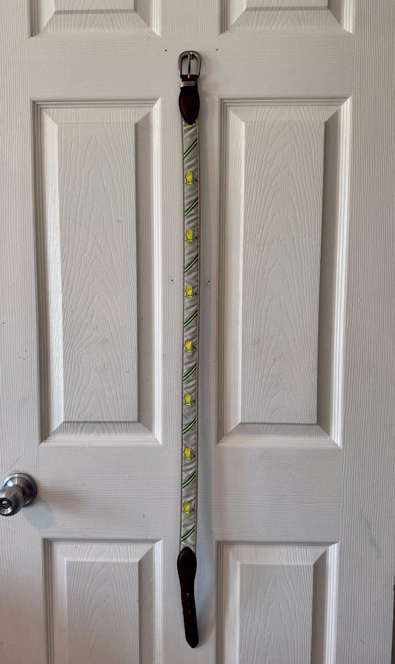 Masters Tournament Canvas Golf Belt 36 inch
