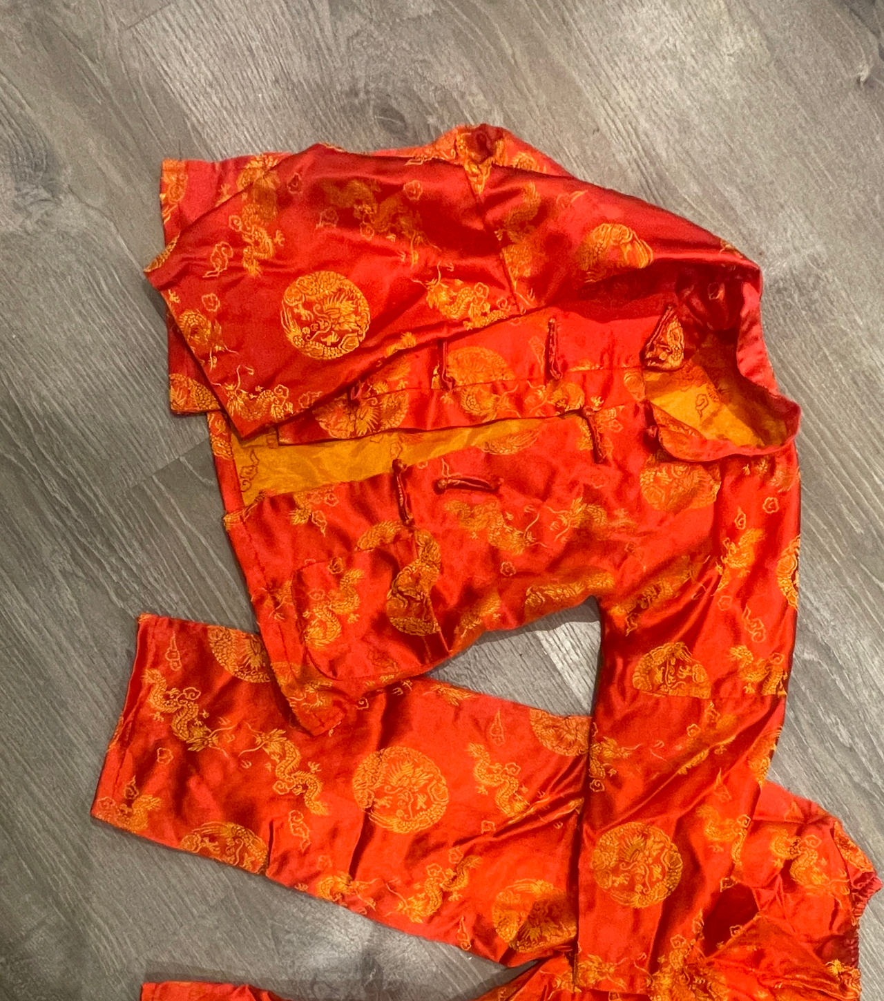 Boys Traditional Chinese Dragon Tang Suit Set