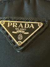 Prada Mini Nylon Pouch Black - Image 2
