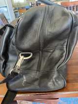 Latico NJUSA Black Leather Tote Travel Bag - Image 5