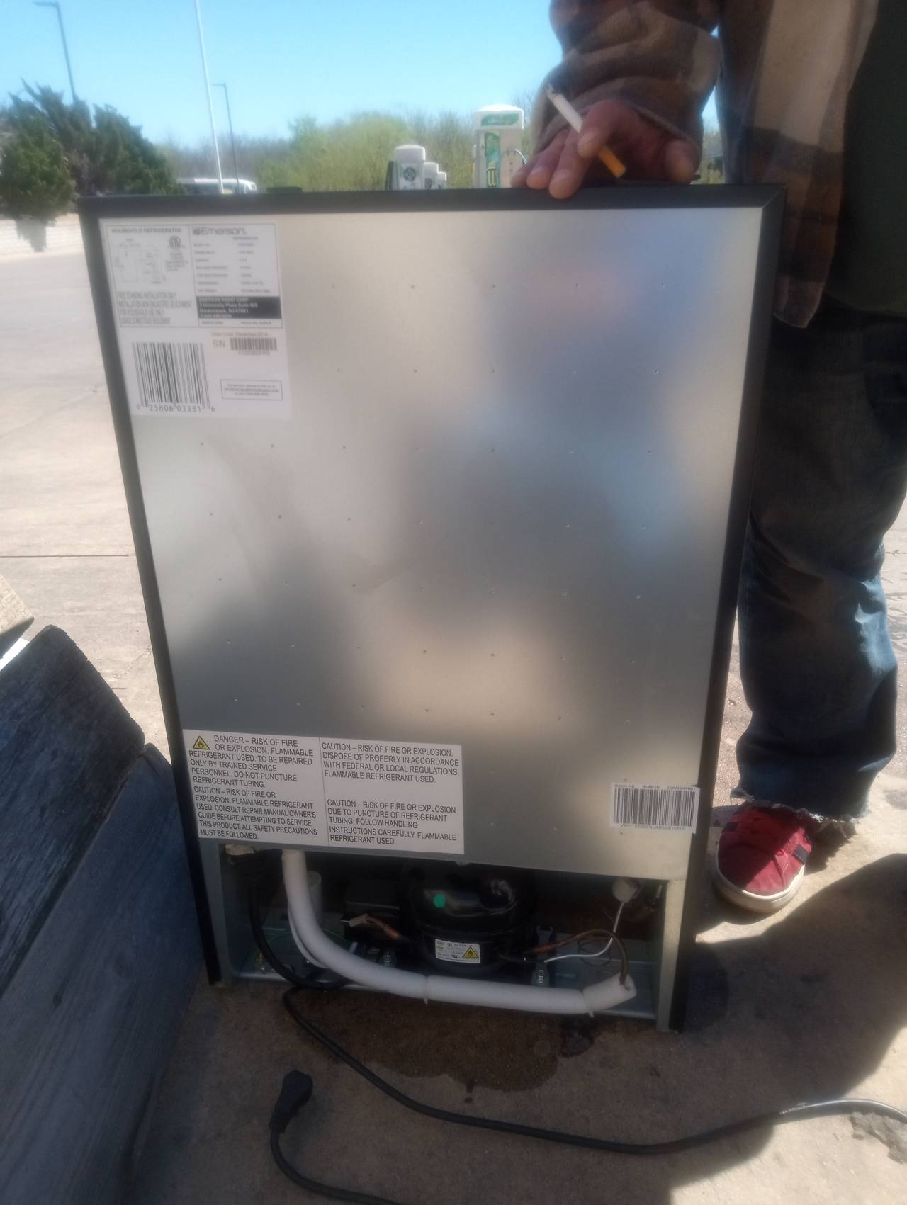 Emerson 3.1 Cu. Ft. Compact Refrigerator with Freezer
