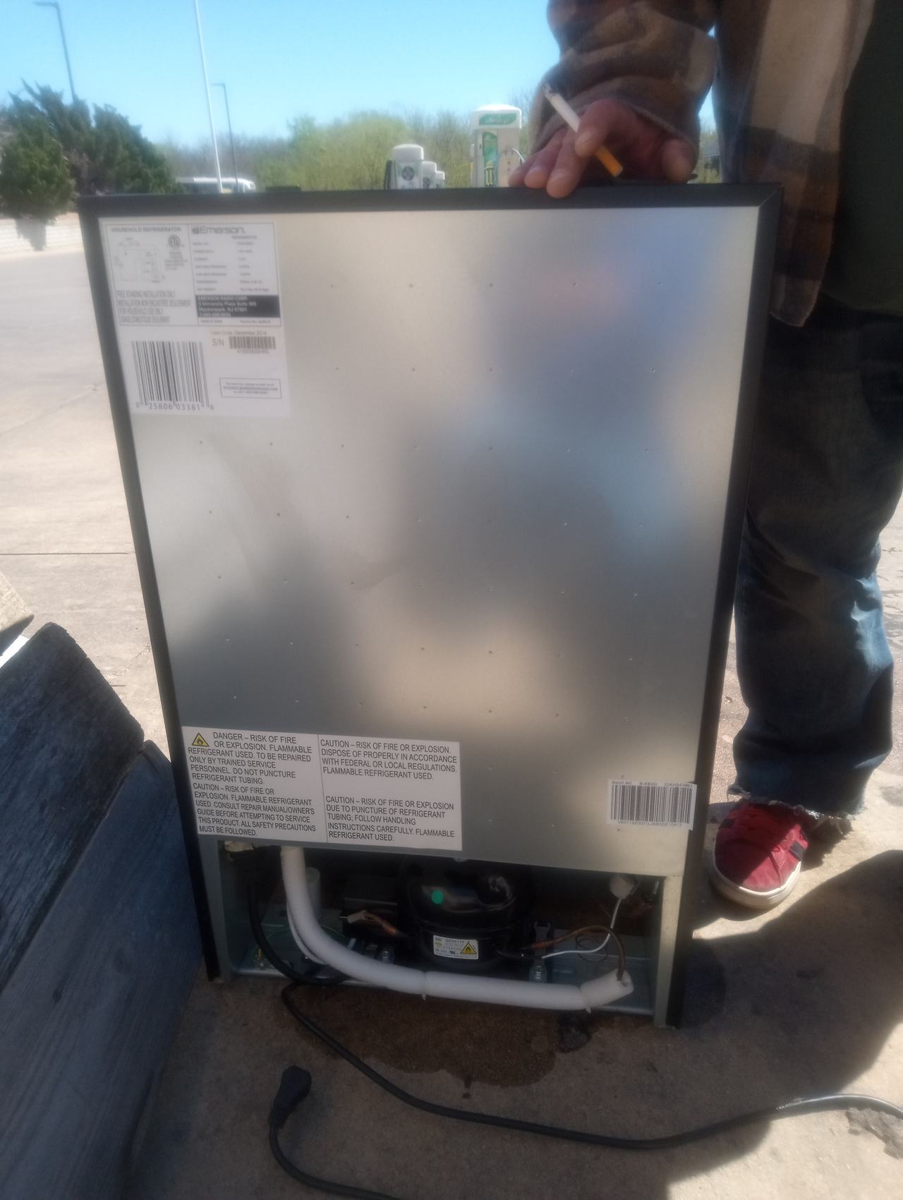 Emerson 3.1 Cu. Ft. Compact Refrigerator with Freezer