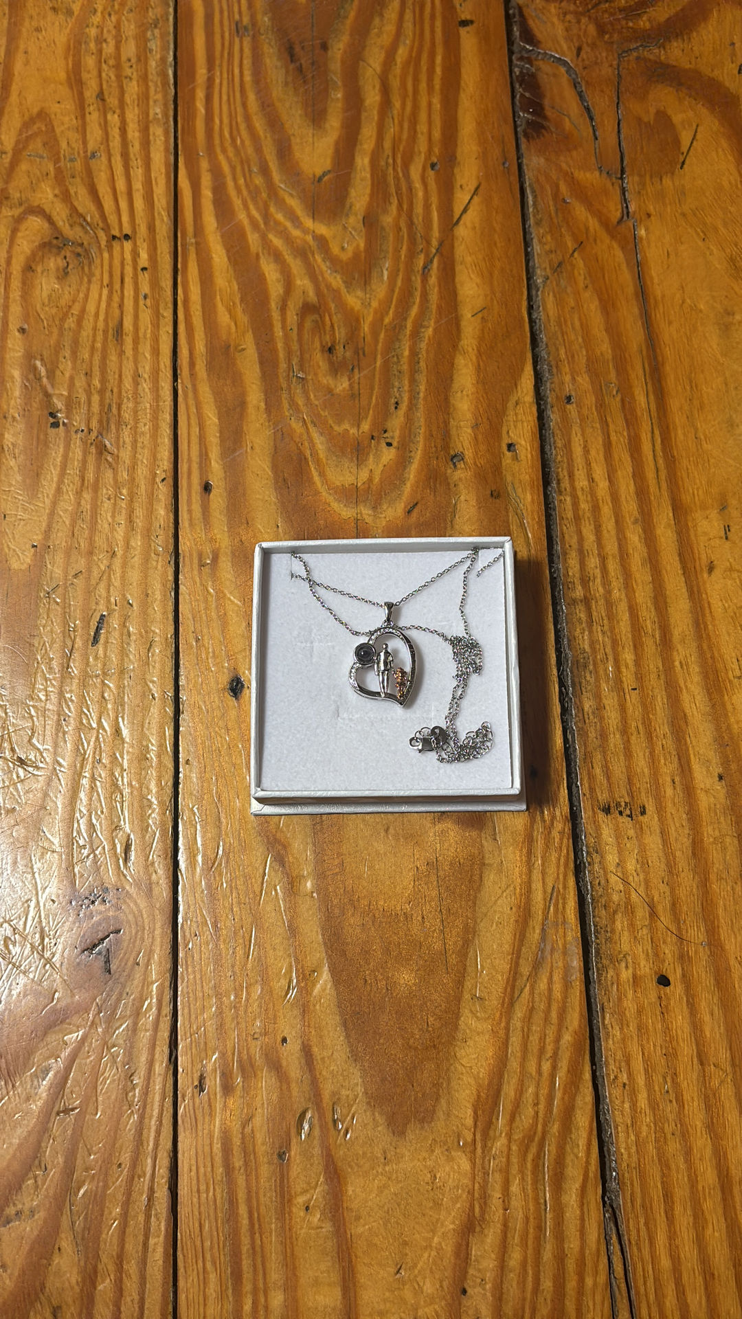 Heart Couple Pendant Necklace