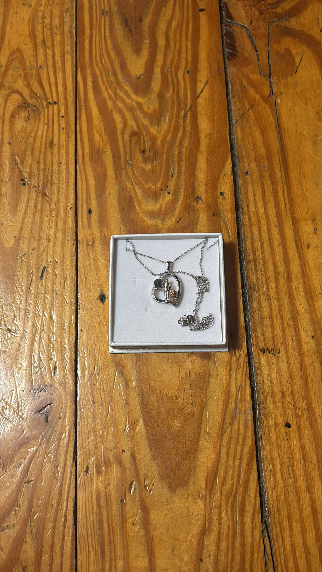 Heart Couple Pendant Necklace