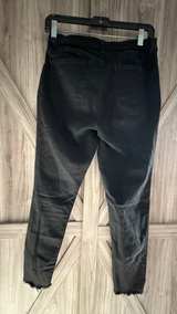 TALA Black Skinny Jeans with Raw Hem size 8 - Image 6