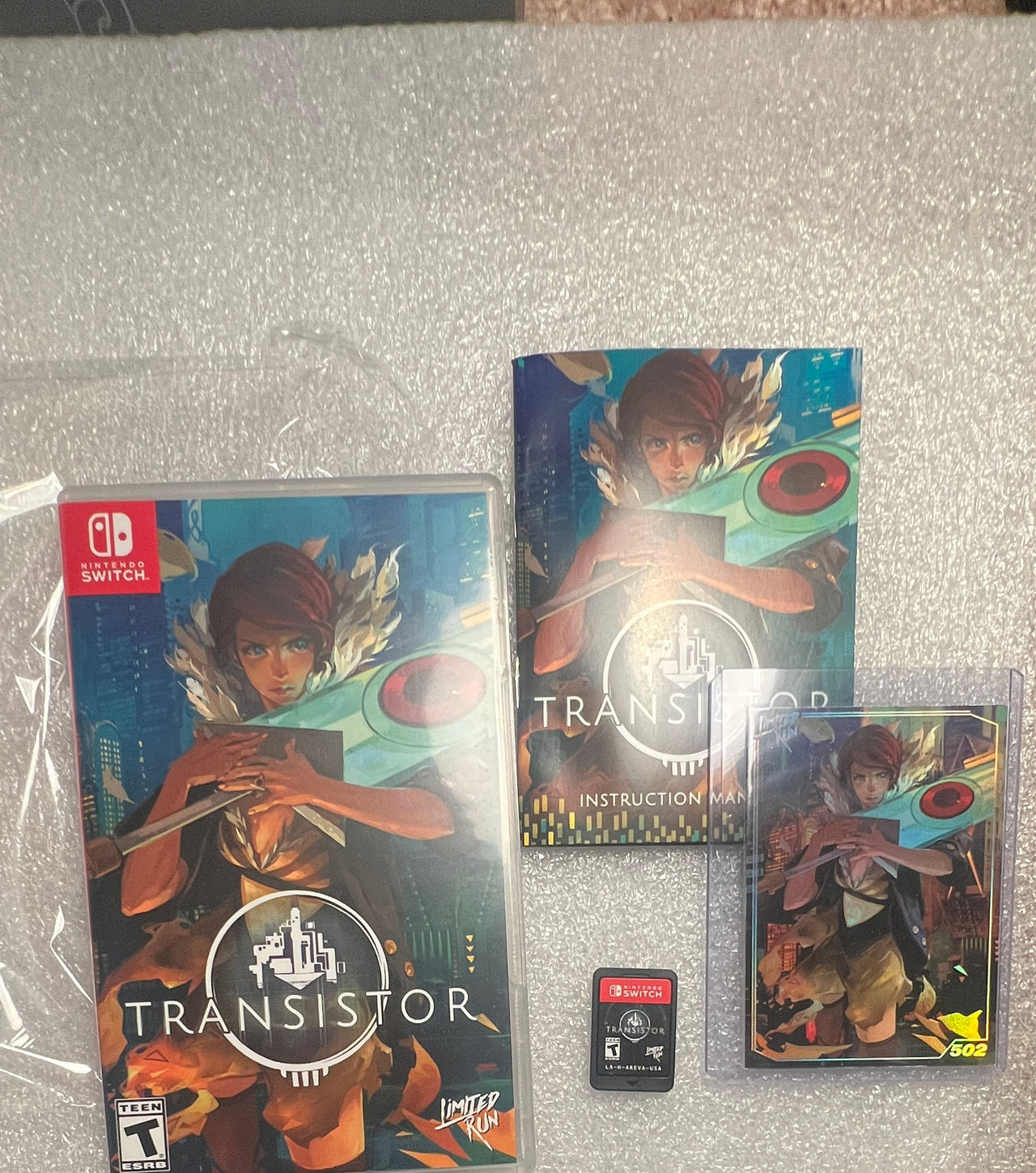 Transistor - Nintendo Switch Limited Run Games Physical Edition
