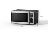 BLACK+DECKER 0.7 cu ft 700W Microwave Oven Black EM720CPN-P - Image 2
