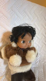 Russ Berrie Vintage Eskimo Doll Plush - Image 2