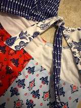 Cupshe Mixed Print Tie Front One Piece Swimsuit - Image 2